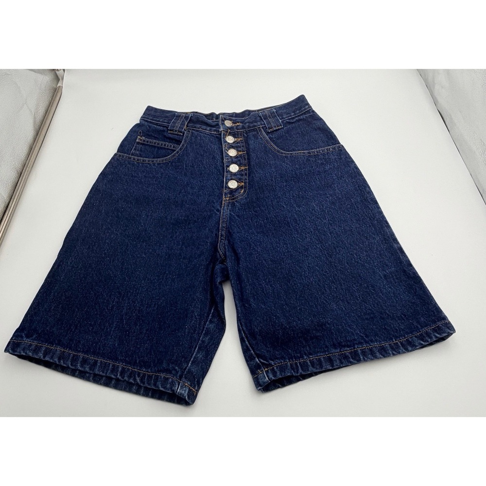 Watch LA Y2K Denim Shorts Womens Size S High Rise Button Fly USA